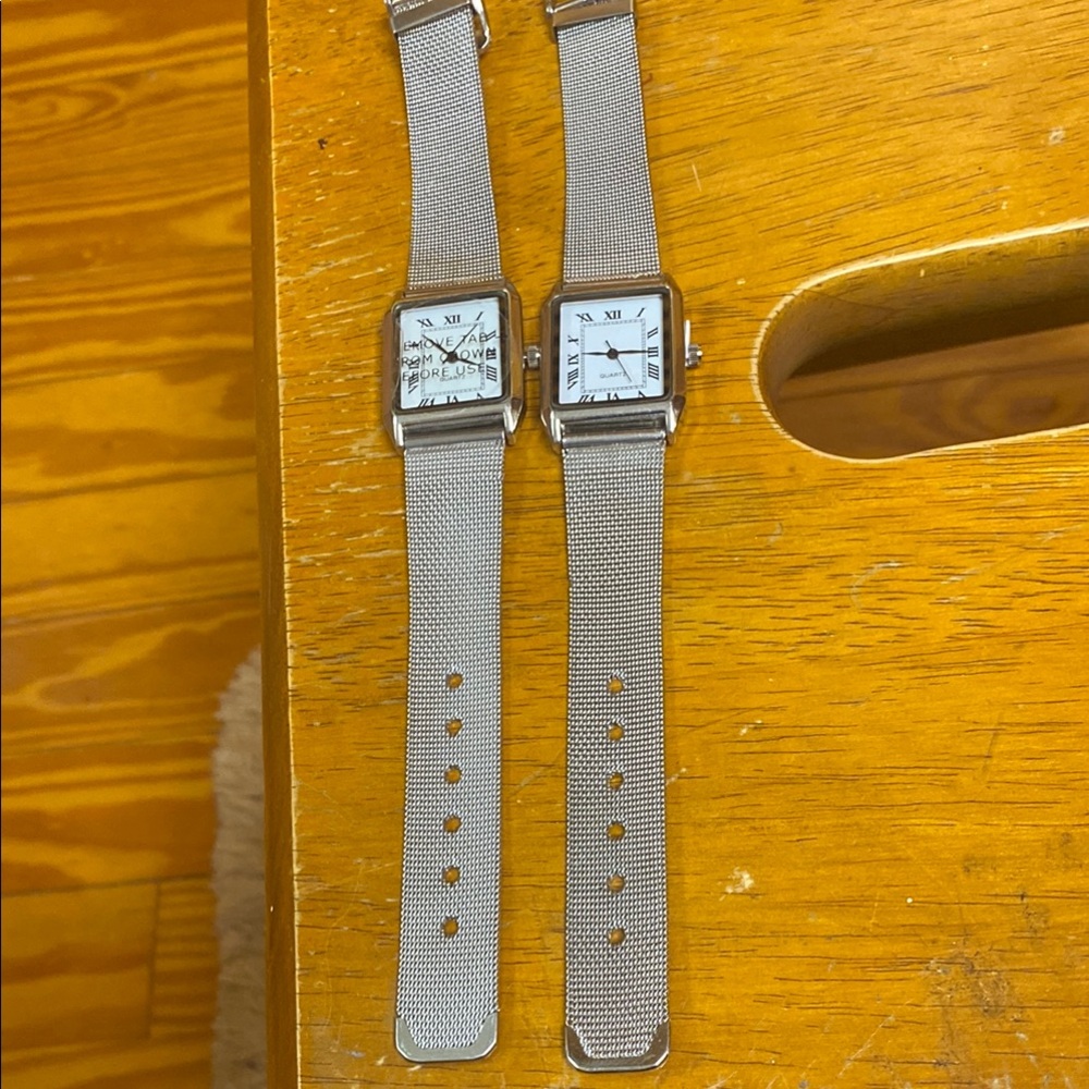SKC Silver Women's Watch bundle of 2